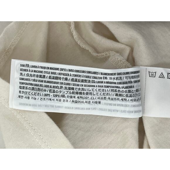 Abercrombie & Finch Beige "Espresso Martini" Graphic Skimming Tee Size M - Picture 10 of 11